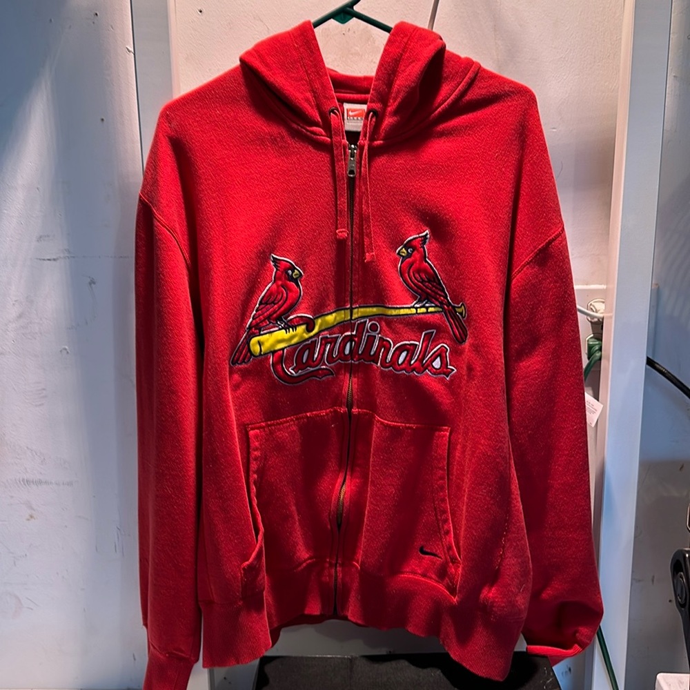 Nike MLB Team Apparel - St. Louis Cardinals - Lg. Zip-Up Hoodie
